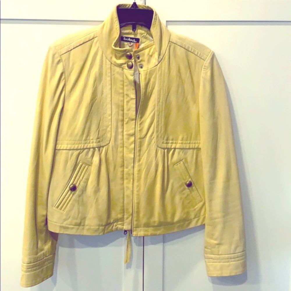 Anthropologie Leather Jacket Size 6